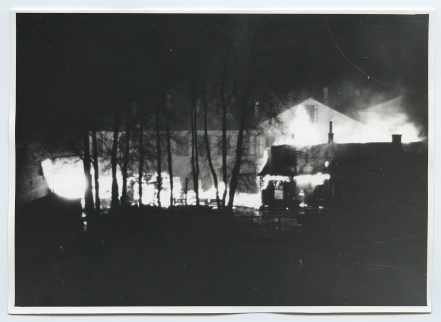 External and internal reviews of the study building of the University of Tartu Garden (Vanemuise) t. 46 after bombing in 1944