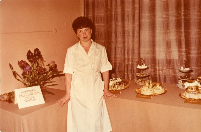 Tartu kondiitrite võistlus. Väljapandud võistlustööd. 1987. a.