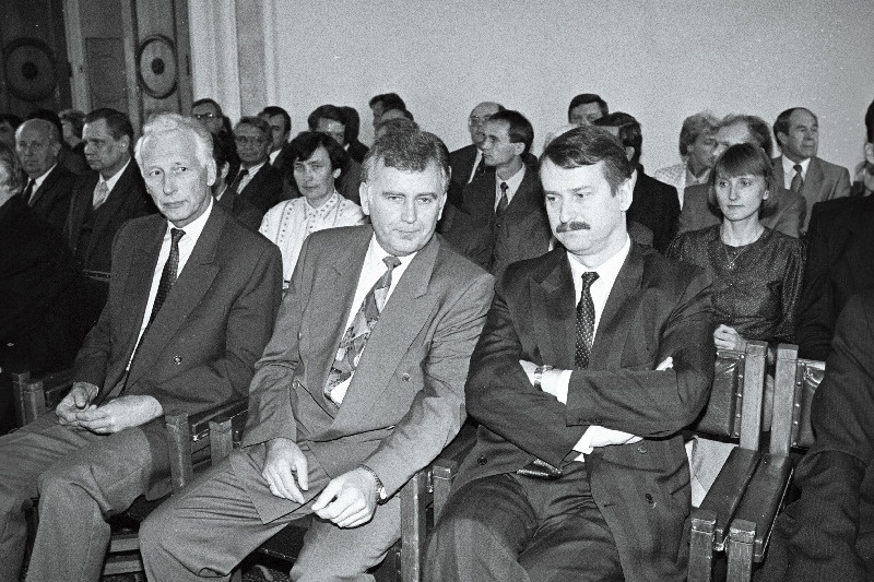 Raoul Üksvärav, Tiit Vähi, Siim Kallas.