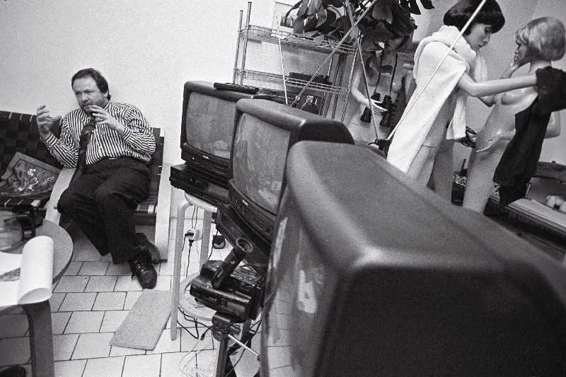 A. Keskküla ateljees.