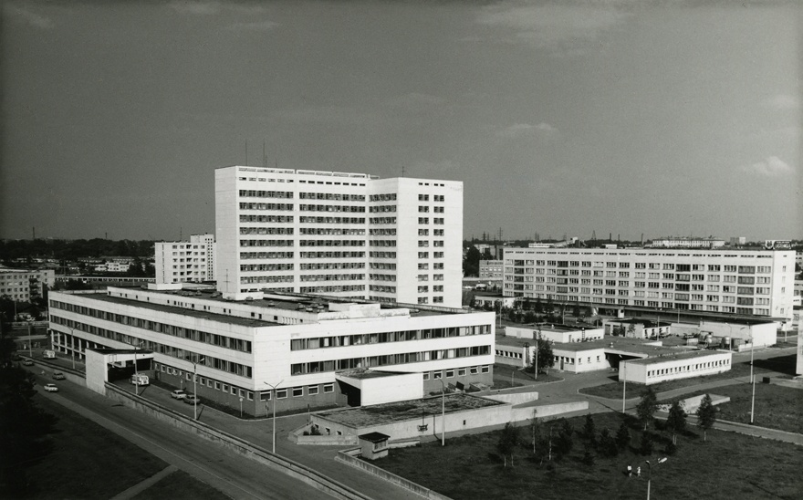 Mustamäe haigla, panoraamvaade. Arhitekt Ilmar Puumets