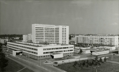 Mustamäe haigla, panoraamvaade. Arhitekt Ilmar Puumets  duplicate photo