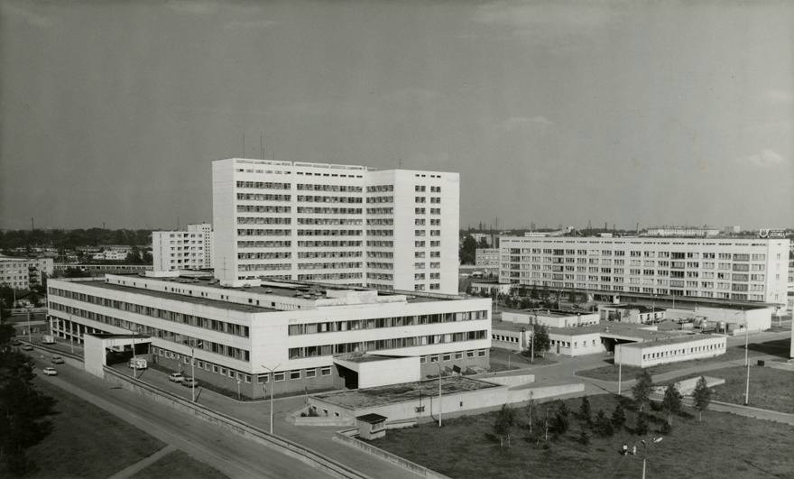 Mustamäe haigla, panoraamvaade. Arhitekt Ilmar Puumets