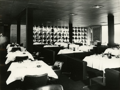 Restoran "Kännu Kukk" Mustamäel, interjöörivaade. Arhitekt Peep Jänes  similar photo