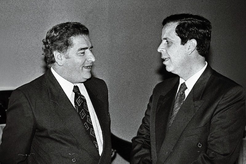 Tšiili parlamendi delegatsioon, (v) Carlos Dupre' Silva, (p) Gutemberg Martinez Ocamica.