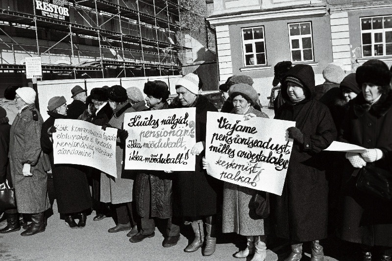 Pensionäride pikett.