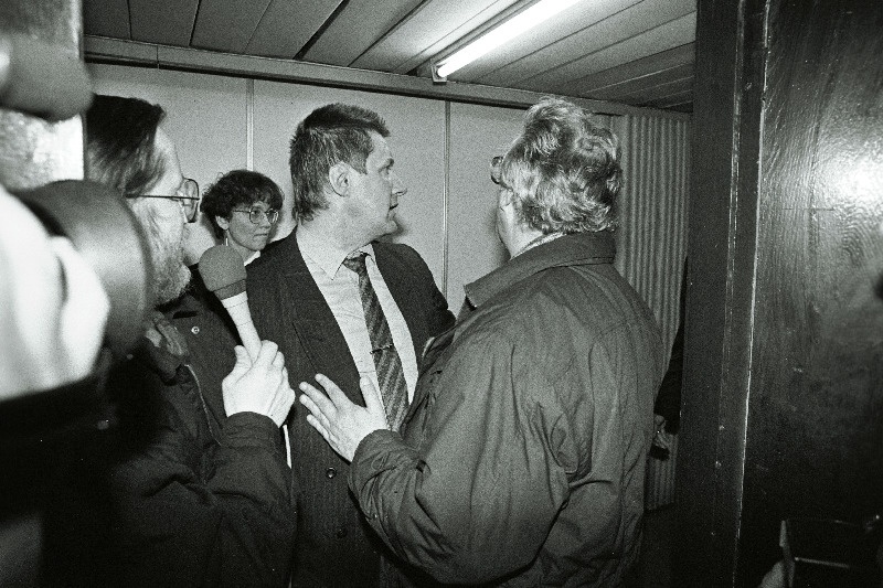 Ajakirjandusmaja V korrusel.