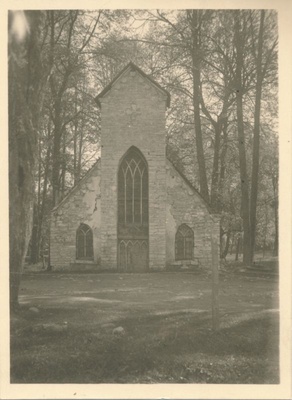 Foto. Katoliku kabel, ehit. ümber Orgita mõisa sepipajaks. Hävis 1941.  duplicate photo