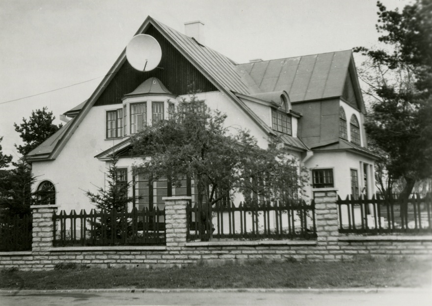 Elamu (nn Burmani villa), vaade tänavalt pärast restaureerimist. Arhitekt Karl Burman