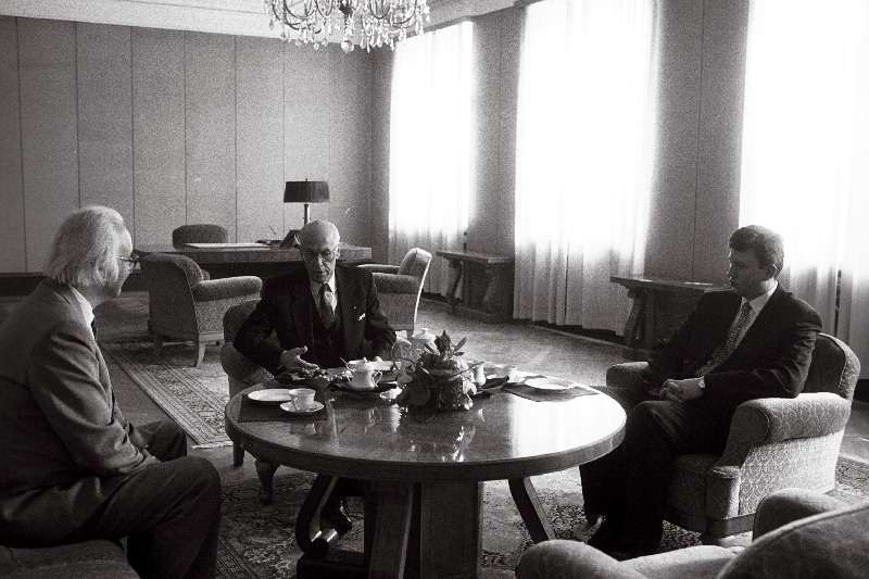 Vahur Kraft, Lennart Meri, Uno Mereste.