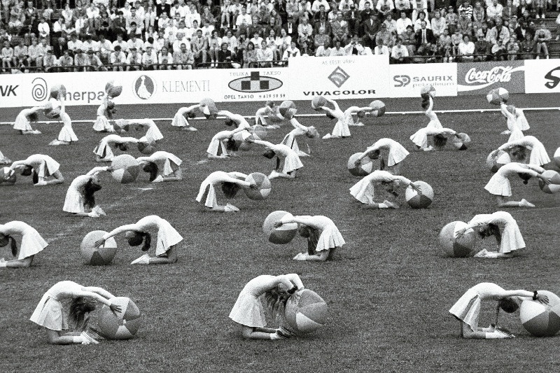 "Gymnacopia" võimlemispidu Kalevi mängude raames.