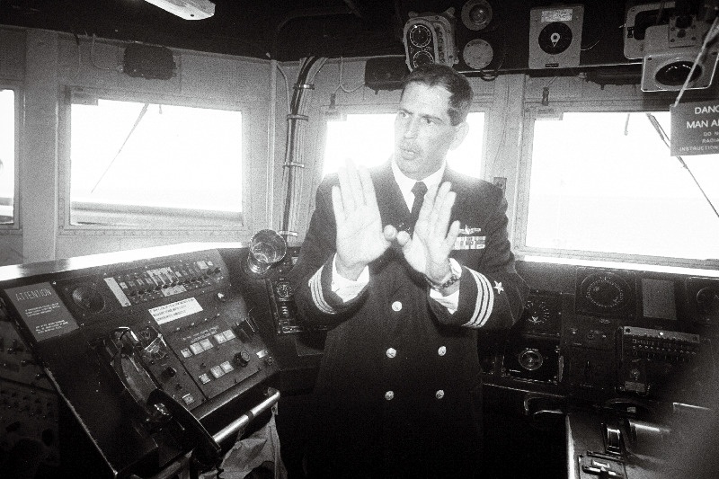 Kapten Bruce J. Cuppett Fiegatt  "Clark FFC-11".