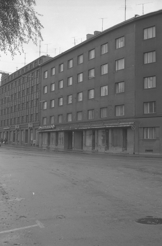Elu- ja ärihoone Pärnu mnt 32, vaade. Arhitekt Eugen Habermann