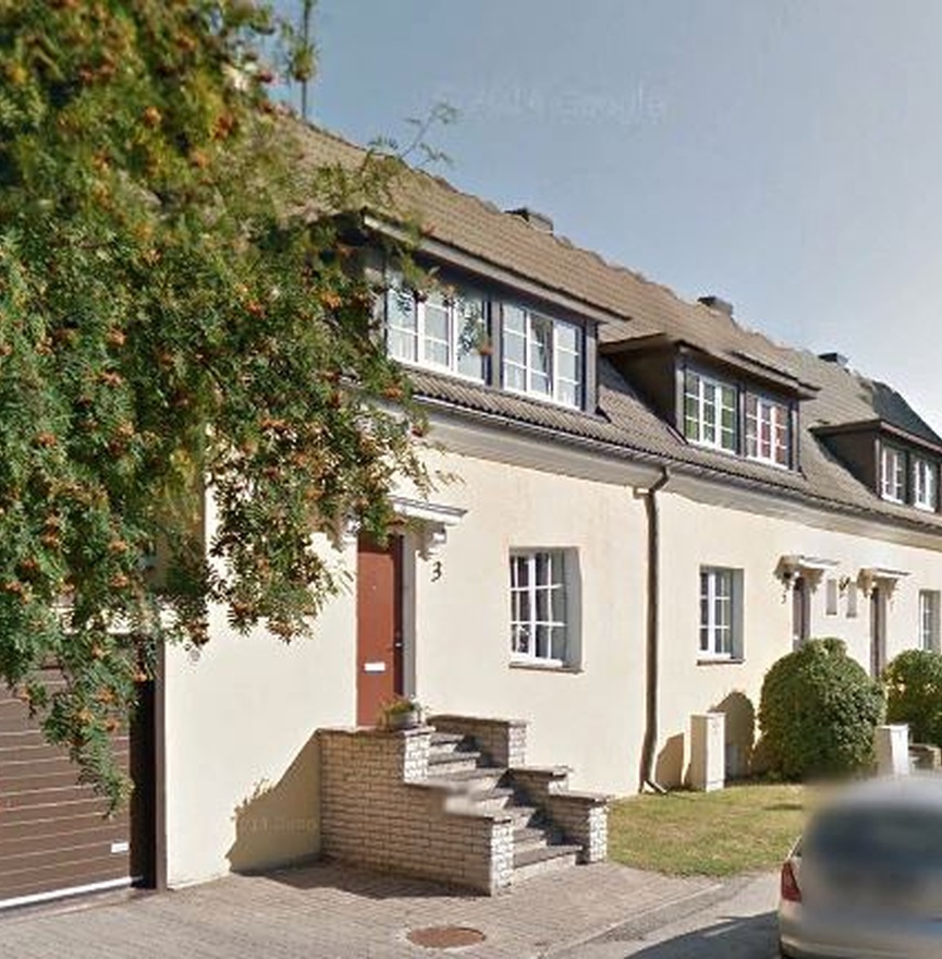 Korterelamud Tallinnas Kõrre tn, tänavavaade. Arhitektid Herbert Johanson ja Eugen Habermann rephoto