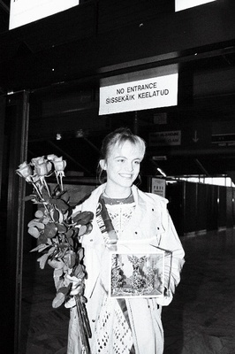 Karin Kitse Eesti Miss'93.  similar photo