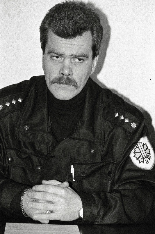 Eesti Kodukaitse pressikas staabiülem Avo Ülemaantee