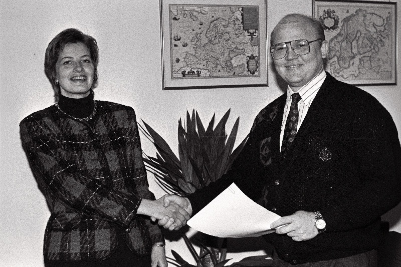 Urmas Arumäe, Reisibüroo Concordia direktor Hedi Kull.