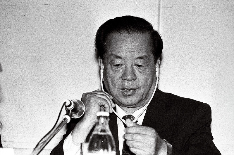 Hiina välisminister Qian Qichen.