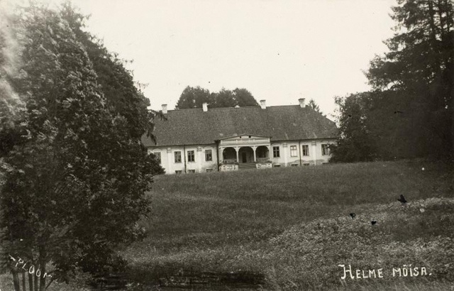 Fotopostkaart - Helme mõis, ~ 1933