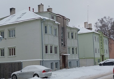 Tallinn type apartment in Pelgulinn Roo 14 / 12, view of the building. Architect Karl Tarvas rephoto