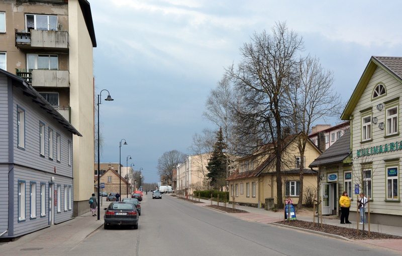 Foto. Võru Kreutzwaldi tänav. rephoto