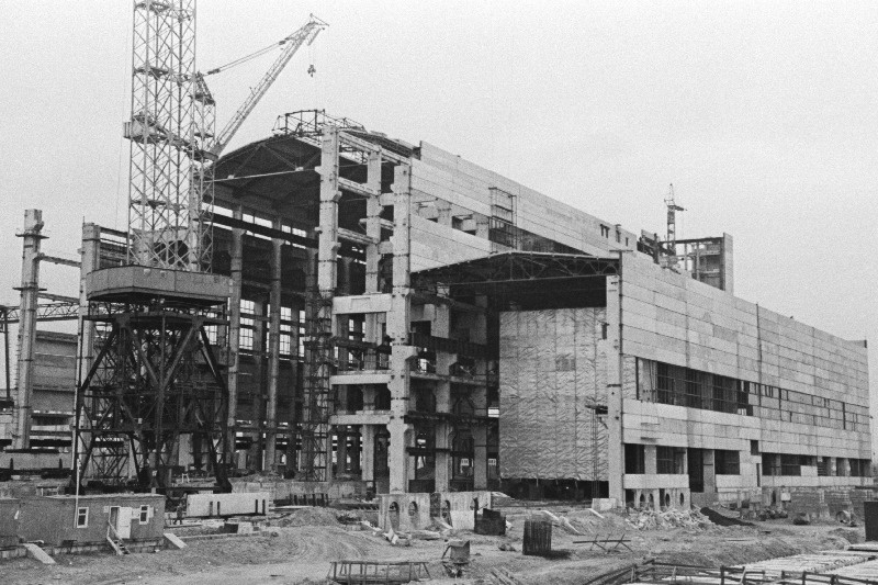 Vaade Eesti Elektrijaama ehitusele.