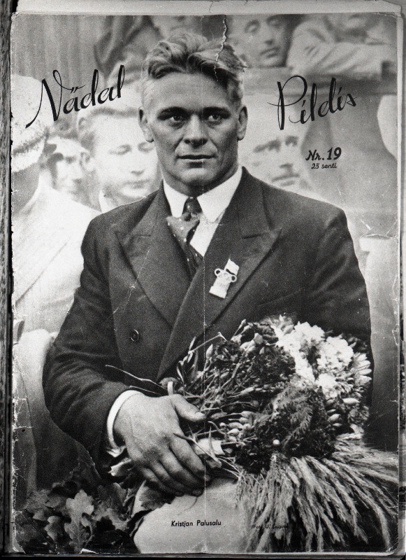 Ajakirja "Nädal Pildis" esikaanel olümpiavõitja Kristjan Palusalu.