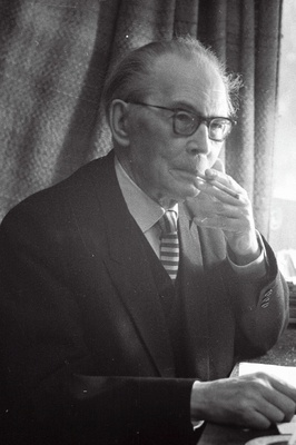 Eesti NSV rahvakirjanik Friedebert Tuglas.  duplicate photo