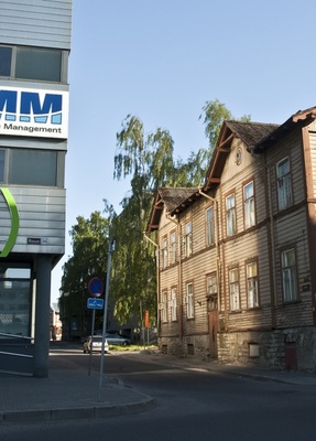 Kadriorg, Vilmsi ja Raua tänava nurk. rephoto