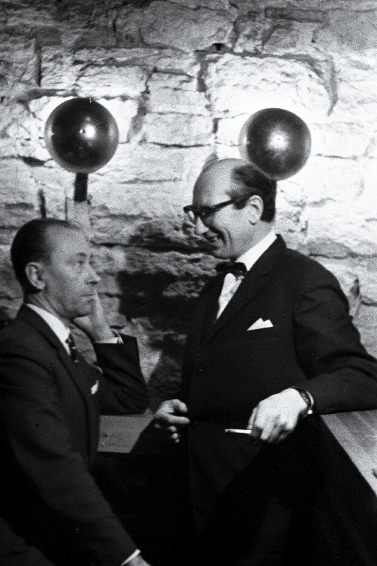 Heliloojad Edgar Arro ja Leo Normet (paremal).