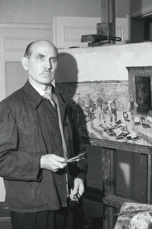 Eesti NSV teeneline kunstitegelane, maali- ja tarbekunstnik Adamson-Eric.
