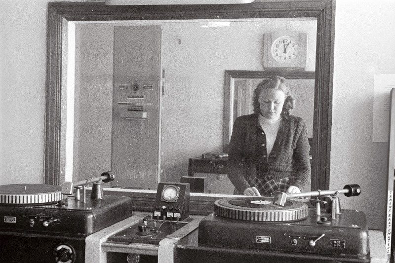 Tööruum Eesti Raadios.