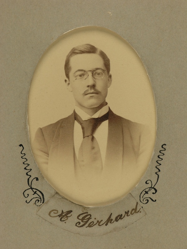 Poola teoloogide ringi liige August Gerhardt, portreefoto