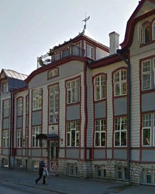 Korterelamu Tallinnas Kadriorus Weizenbergi 21, vaade hoonele. Arhitekt Karl Tarvas rephoto