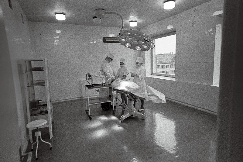 Harjumäe Haigla polikliiniku operatsioonisaal.