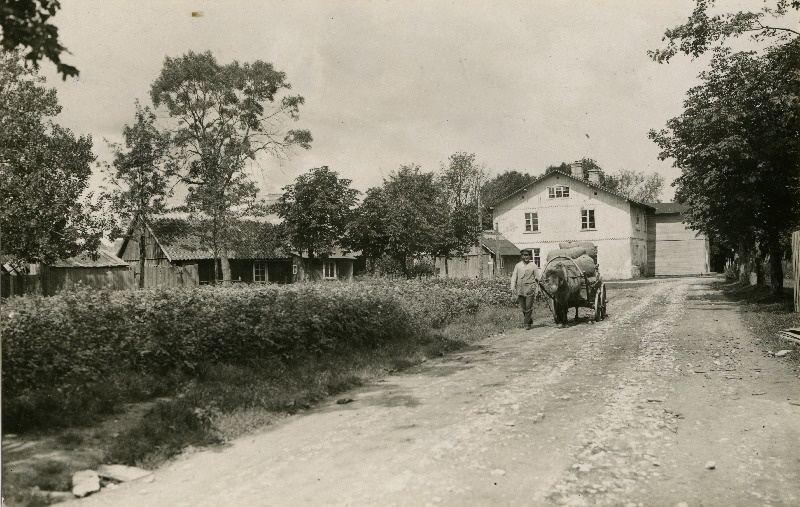 Kärdla alev, ees keskel algkooli hoone.