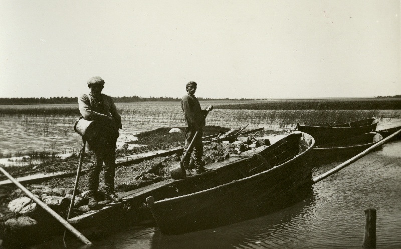 Tervisemuda korjajad ootavad lahele sõitu.