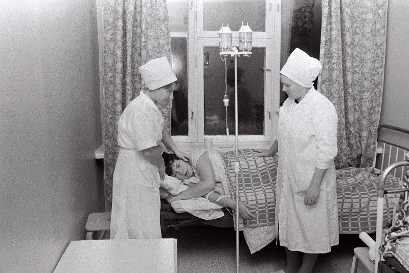 Sünnitusootel Haapsalu Keskhaigla sünnitusmajas.