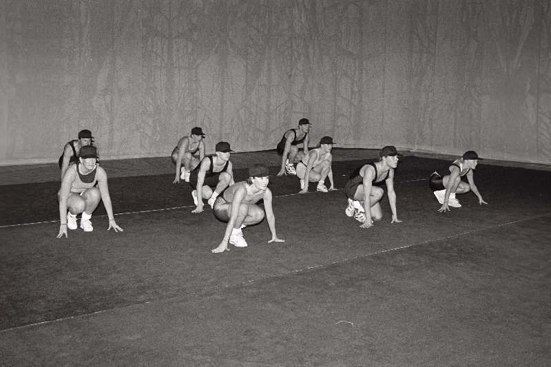 Võimlemispidu “Ugala” teatris.