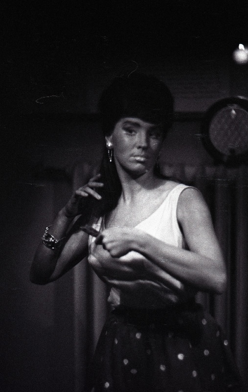 Eesti NSV Riikliku Konservatooriumi lavakunstikateedri 1964.a. diplomilavastus L. Bernsteini West Side Story Estonia teatris. Anita – Maria (Marje) Mihhailova (Metsur)