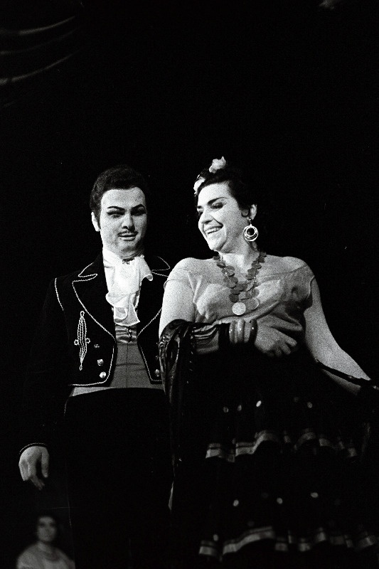 G. Bizet´ ooper Carmen teatris Estonia. Toreadoor - Illart Orav, Carmen – Bulgaaria solist Sonja Hamernik.