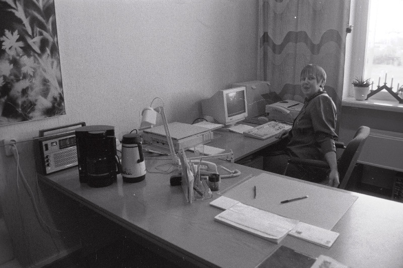 Ajalehe Sakala sekretär Anu Teder.