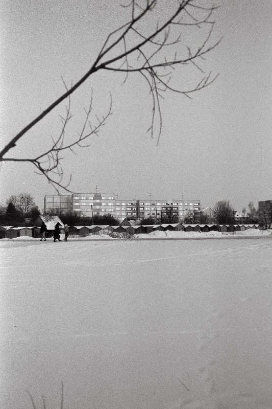 Viljandi "Ööbiku" õhtuvalgus akendes.