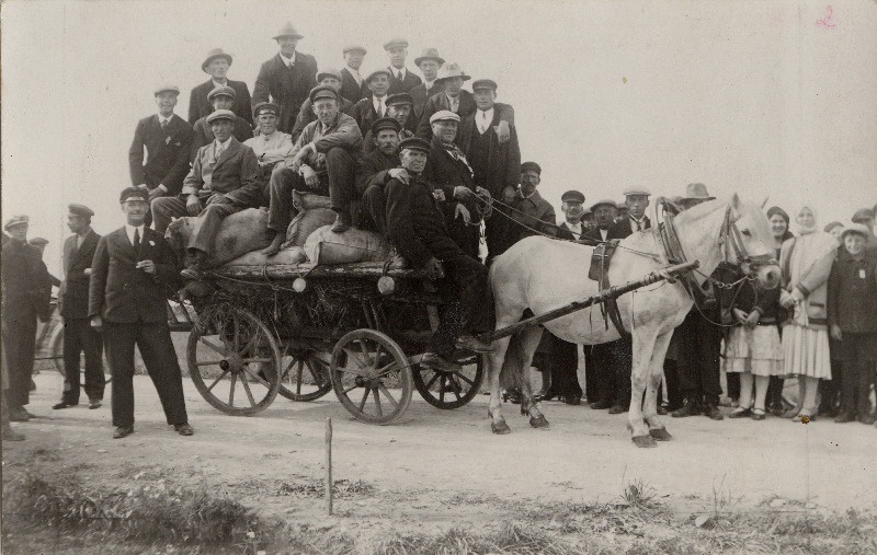 Eesti tõugu sugutäkk Juss 5E pärast Hiiu-Putkaste veovõistlust, kus ta saavutas rekordilise tulemuse - 4455kg.