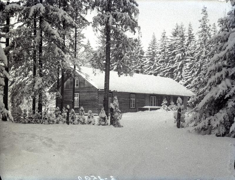 Vigala metsaülema elumaja Vana-Vigala mõisa pargis.