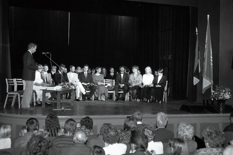 Kultuurikolledži lõpuaktus.