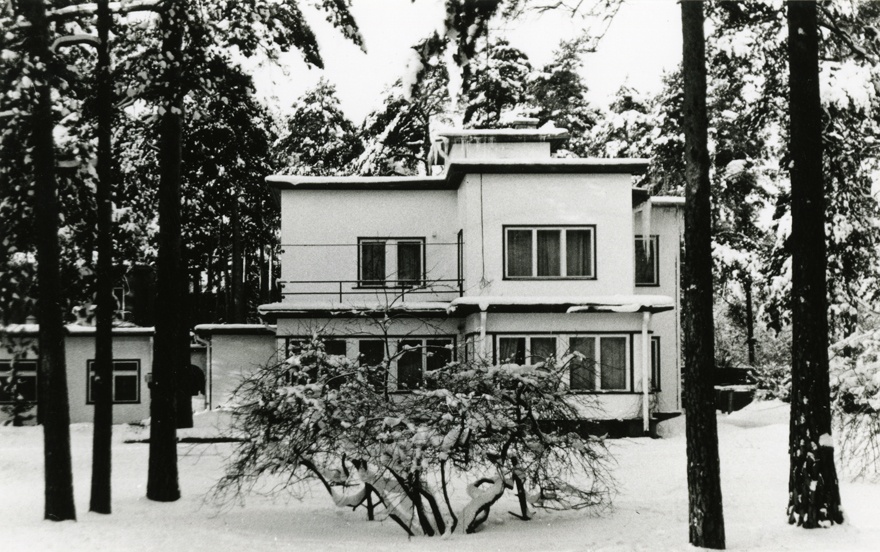 V. Palitseri elamu Nõmmel Nurme 47/49, vaade hoonele. Arhitekt Friedrich Wendach