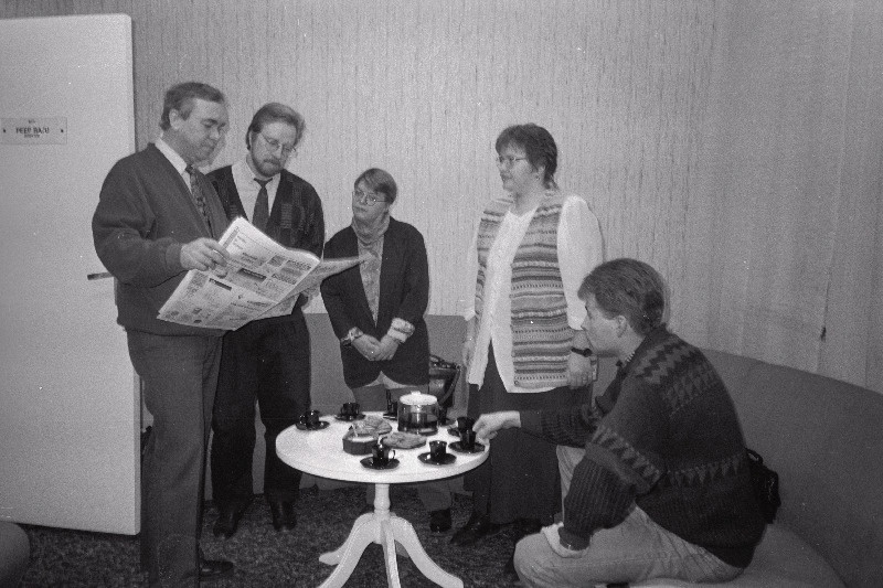 Tööhõiveametis (soome esindajad).