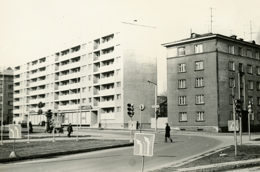 Liivalaia ja Lembitu tn ristmik Tallinnas, tänavavaade