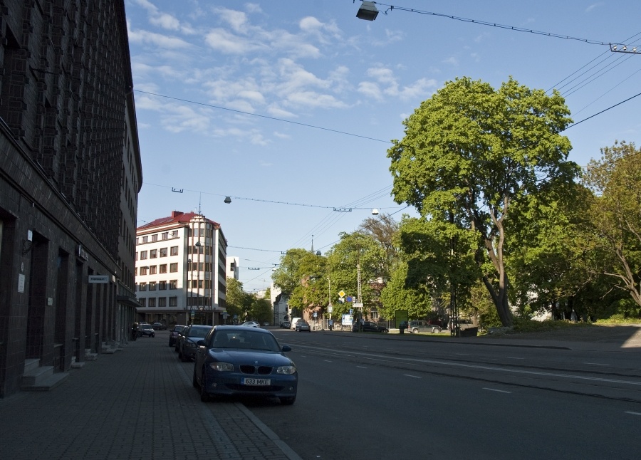 Tatari, Pärnu maantee, Sakala ja Süda tänava ristmik. rephoto